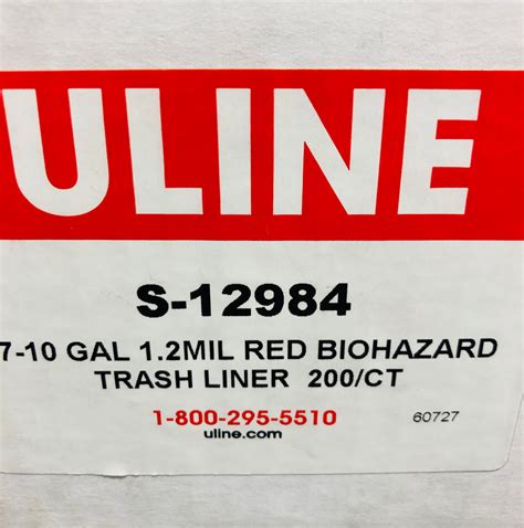 uline biohazard box